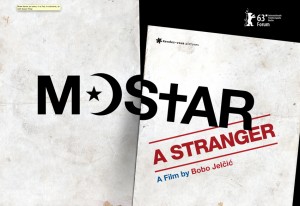 A Stranger — Mostar poster with MOSTAR typography and A Stranger title